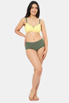 Amante Padded Non Wired Full Coverage T-Shirt Bra - Sunshine Thyme — thumbnail 5